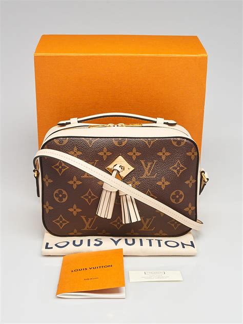 louis vuitton saintonge creme|louis vuitton saintonge monogram canvas.